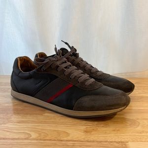 Salvatore Ferraganno leather and suede sneakers size 11 D